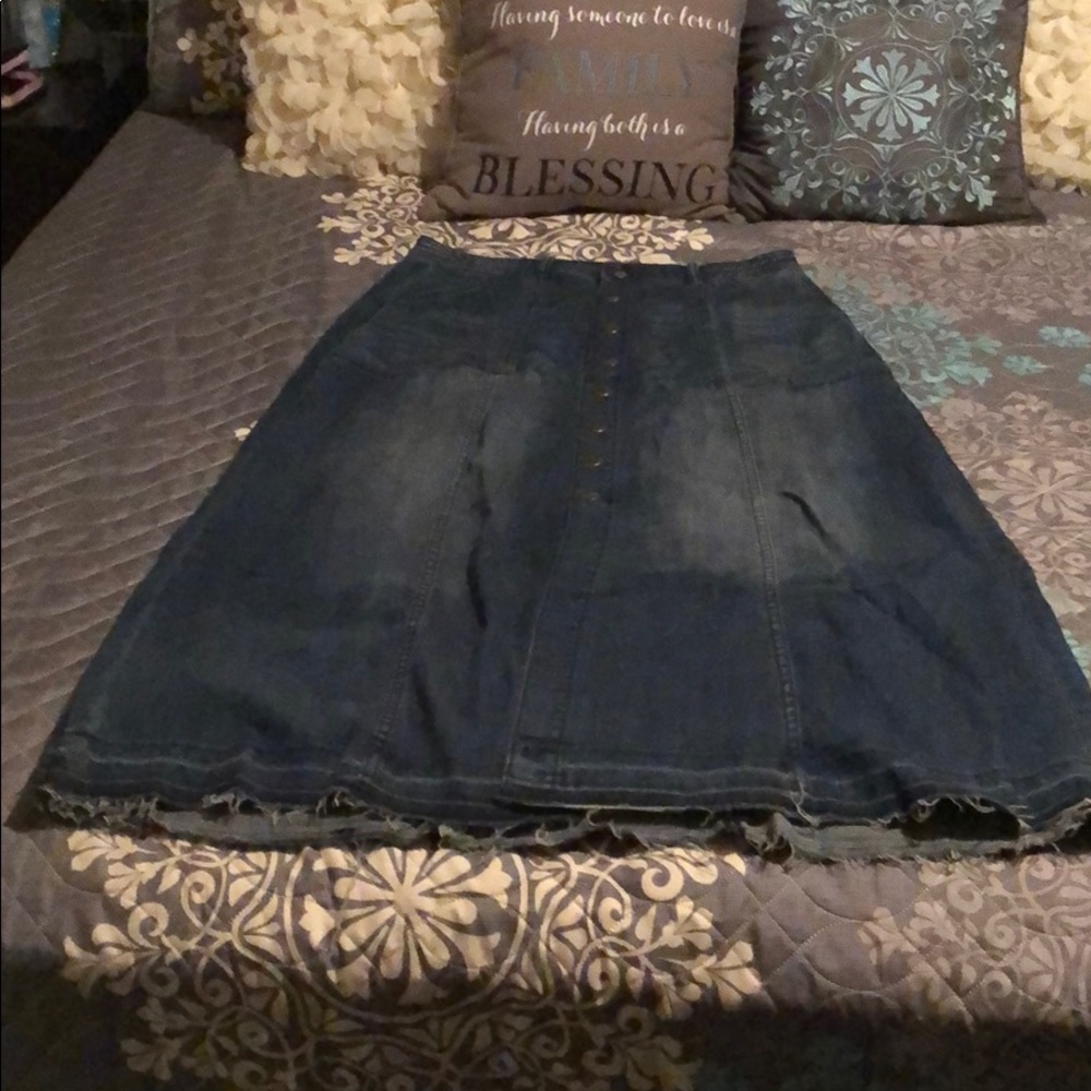 Maxi Denim Skirt